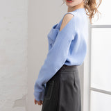 デザインニットトップス