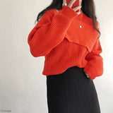 デザインニットトップス