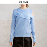 デザインニットトップス