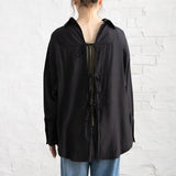 【メール便】バックリボンブラウス