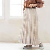 配色プリーツスカート