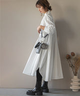 キャンブリックシャツワンピース