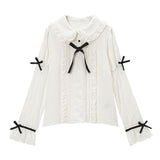 【メール便】レイヤードデザインレースブラウス