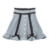 オーガンジフリルリボンスカート