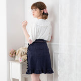 デニムorツイルフリルスカート