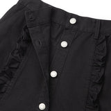 デニムorツイルフリルスカート