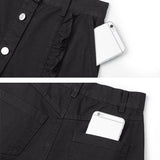 デニムorツイルフリルスカート