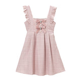 【メール便】ビジューリボンフリルジャンスカ