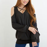 バイカラーレースアップゆるピタワンピース