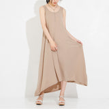 イレギュラーヘムカットマキシワンピース