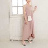 イレギュラーヘムカットマキシワンピース