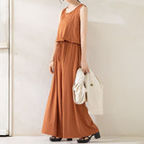 ヘンリーネックカットオールインワン