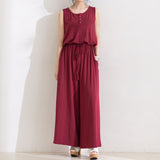 ヘンリーネックカットオールインワン