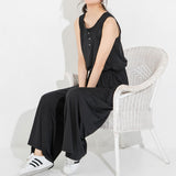 ヘンリーネックカットオールインワン