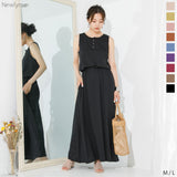 前後2WAYヘンリーネックワンピース