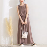 前後2WAYヘンリーネックワンピース