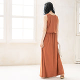 前後2WAYヘンリーネックワンピース