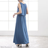 前後2WAYヘンリーネックワンピース