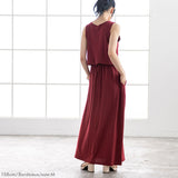 前後2WAYヘンリーネックワンピース