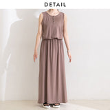 前後2WAYヘンリーネックワンピース