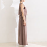 前後2WAYヘンリーネックワンピース