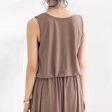 前後2WAYヘンリーネックワンピース