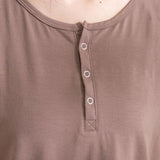 前後2WAYヘンリーネックワンピース