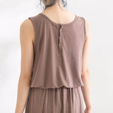 前後2WAYヘンリーネックワンピース