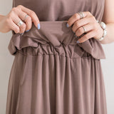 前後2WAYヘンリーネックワンピース