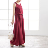 前後2WAYヘンリーネックワンピース