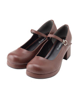 【ブラック/ホワイトのみ定価】お任せロリータパンプス【21.0cm~24.5cm】