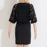 バスト開きレースカシュクールワンピース