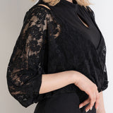 バスト開きレースカシュクールワンピース