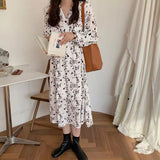 カシュクール花柄ワンピース