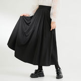 ギャザータックフレアマキシスカート