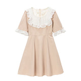 ダイヤフリル上品ワンピース