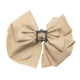 オーナメントバックルリボンバレッタ