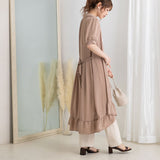 フィッシュテールシャツワンピース