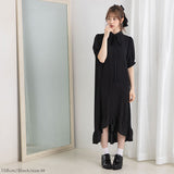 フィッシュテールシャツワンピース