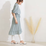 フィッシュテールシャツワンピース