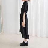 フィッシュテールシャツワンピース