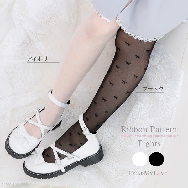 リボン柄タイツ – レディースファッション通販の夢展望【公式】