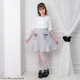 【メール便】ハートリボンフリルポケットスカート