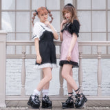 【メール便】ランジェリーライクサロペット