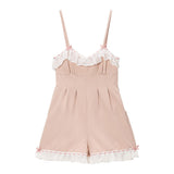 【メール便】ランジェリーライクサロペット