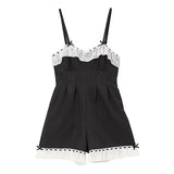 【メール便】ランジェリーライクサロペット