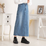 デニムタイトスカート