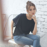 【メール便】胸ポケット付きクルーネックorVネックTシャツ