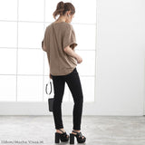 【メール便】胸ポケット付きクルーネックorVネックTシャツ