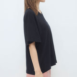 【メール便】胸ポケット付きクルーネックorVネックTシャツ